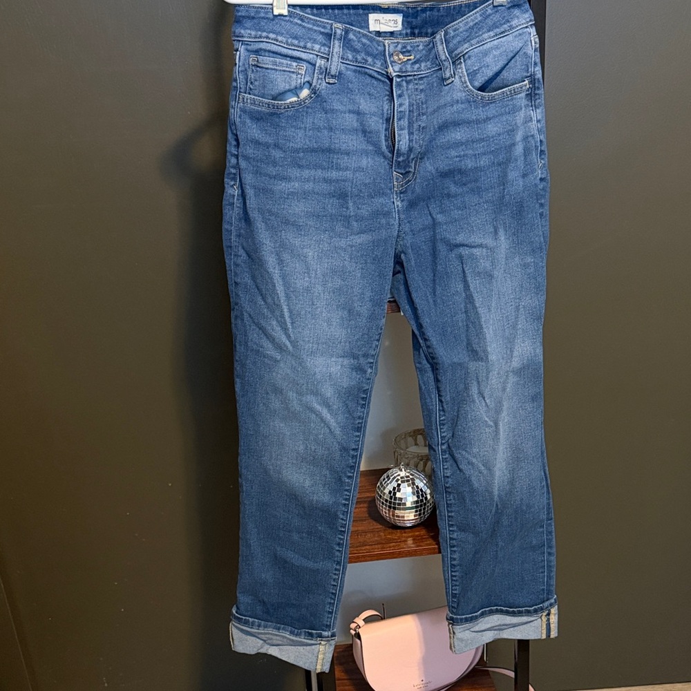 Maurices Boyfriend Jeans in Blue Denim